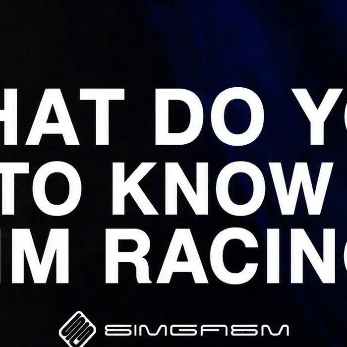 What do you need to know about sim racing?