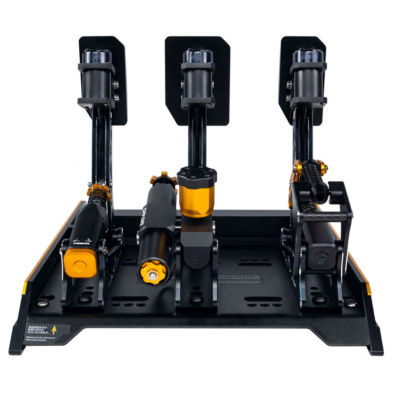 CONSPIT CPP EVO 3 V2 Hydraulic Pedal Set (3-Pedal) – Black