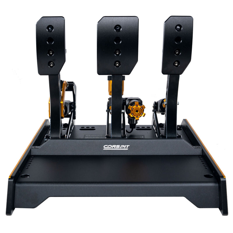 CONSPIT CPP EVO 3 V2 Hydraulic Pedal Set (3-Pedal) – Black