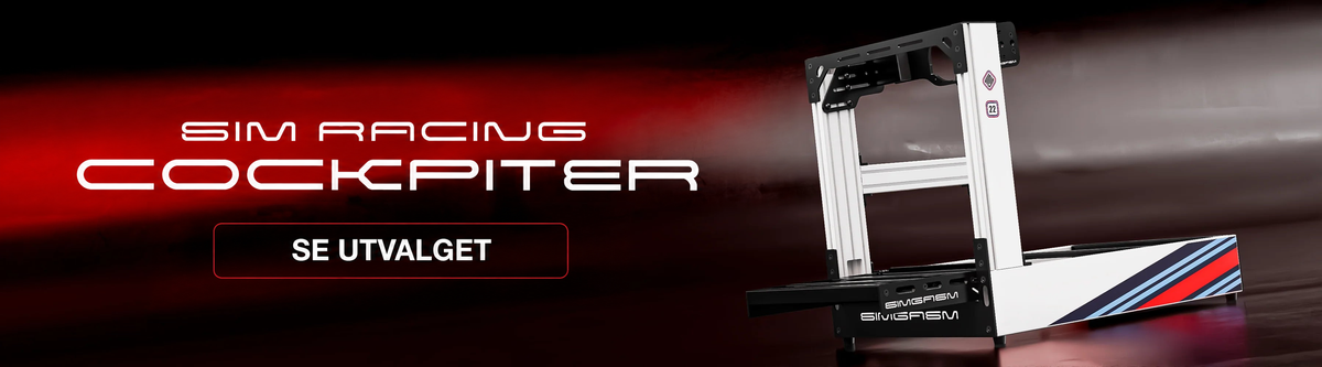 SIM RACING — COCKPITER — SE UTVALGET