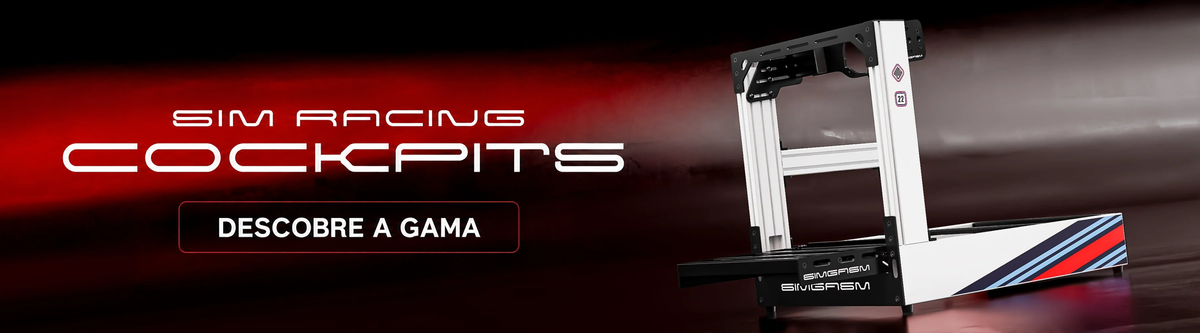 SIM RACING — COCKPITS — DESCOBRE A GAMA