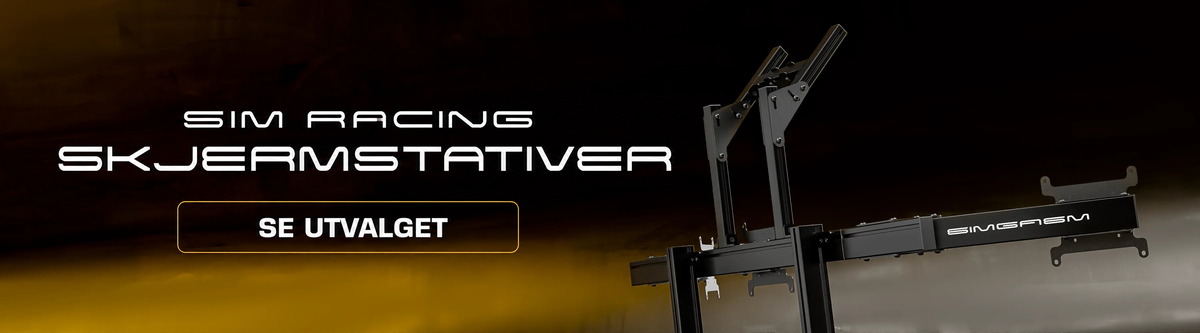 SIM RACING — SKJERMSTATIVER — SE UTVALGET