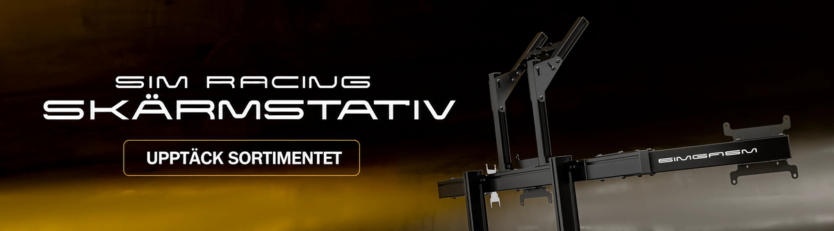 SIM RACING — SKÄRMSTATIV — UPPTÄCK SORTIMENTET