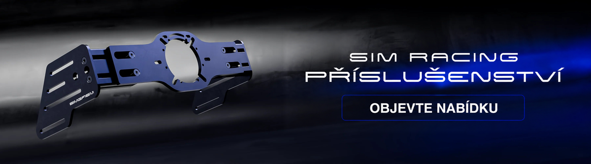 SIM RACING — PŘÍSLUŠENSTVÍ — OBJEVTE NABÍDKU