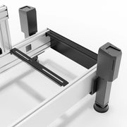 Top rear view of motion actuators mounted to a SIMGASM chassis with BS-MA brackets