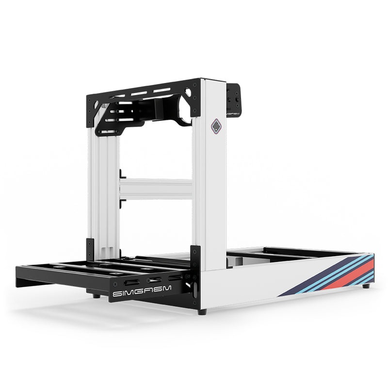 Sport - Cockpit Simracing Aluminium - Blanc | SIMGASM