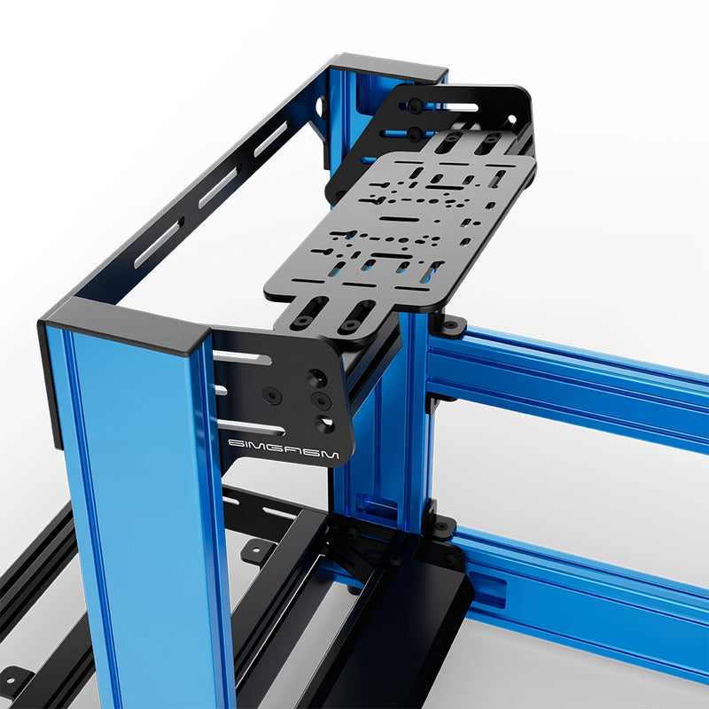 Aluminium Sim Racing Cockpit Sport Blauw | SIMGASM
