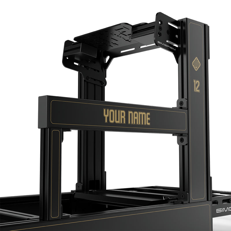 Aluminium Sim Racing Cockpit Sport Wit | SIMGASM