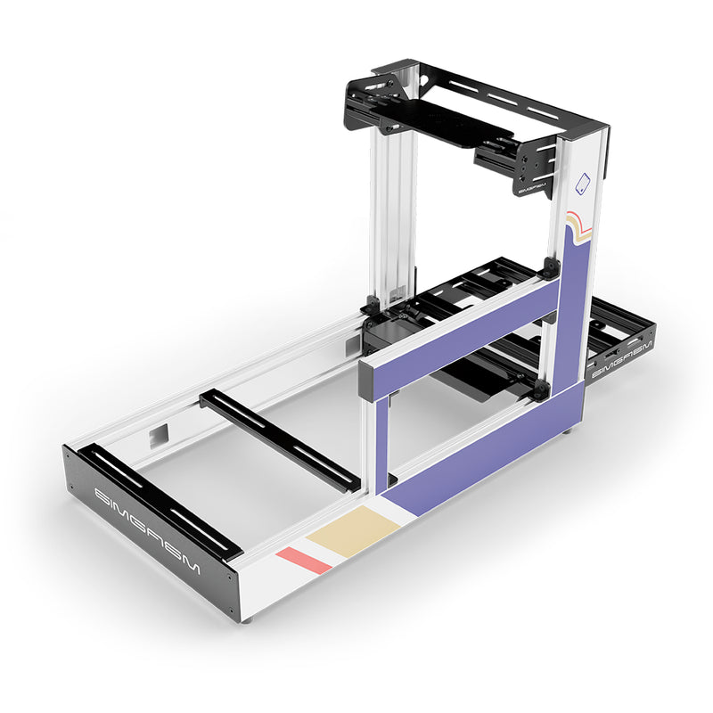 Aluminium Sim Racing Cockpit Sport Wit | SIMGASM