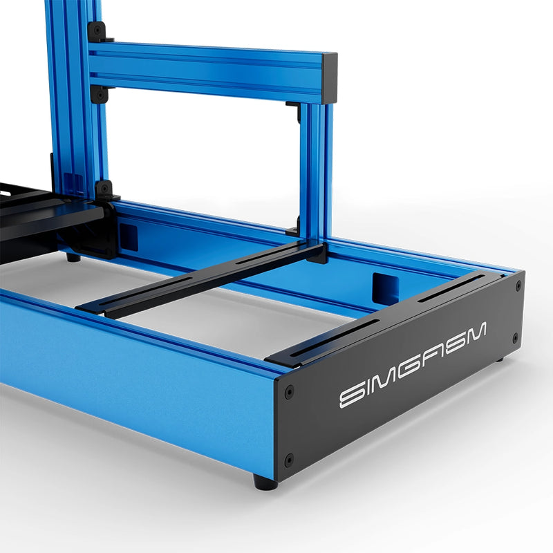 Aluminium Sim Racing Cockpit Sport Blauw | SIMGASM