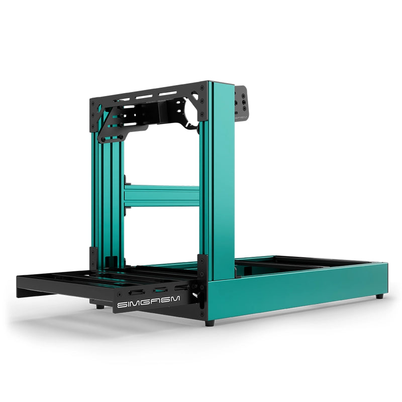 Aluminium Sim Racing Cockpit Sport Groen | SIMGASM