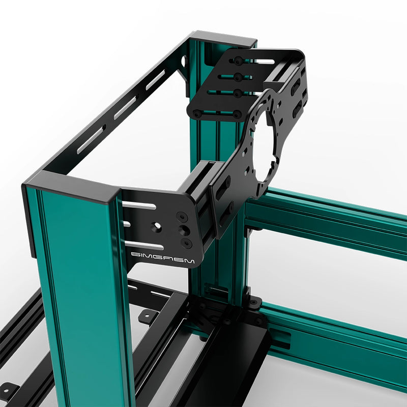 Aluminium Sim Racing Cockpit Sport Groen | SIMGASM
