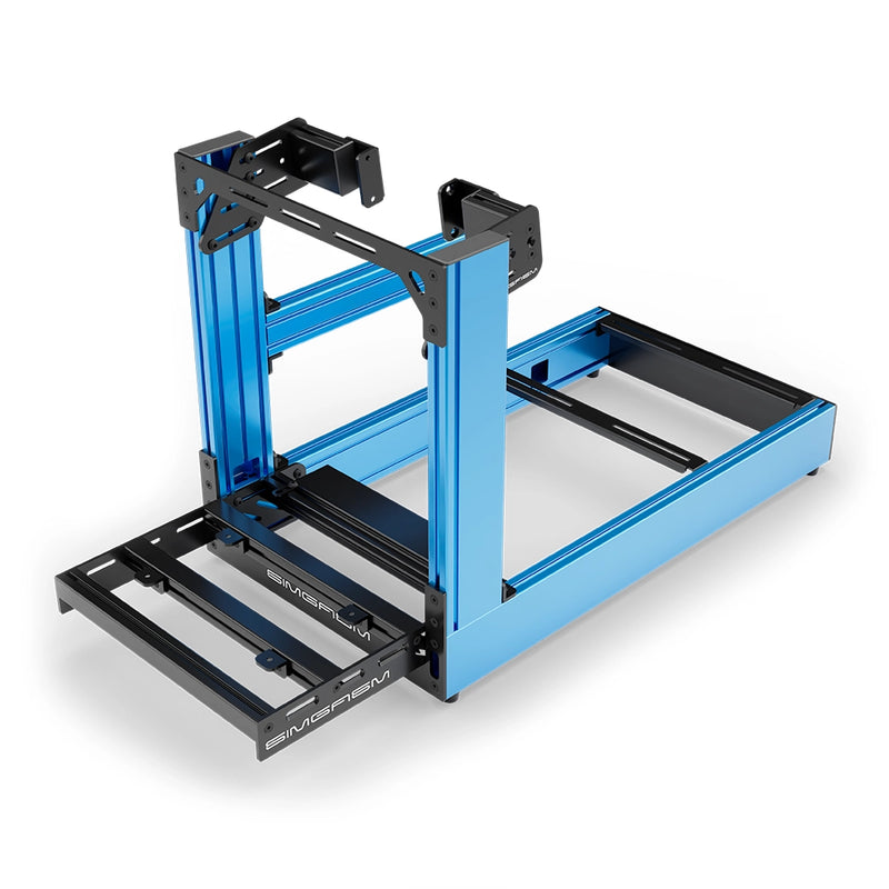 Aluminium Sim Racing Cockpit Sport Blauw | SIMGASM
