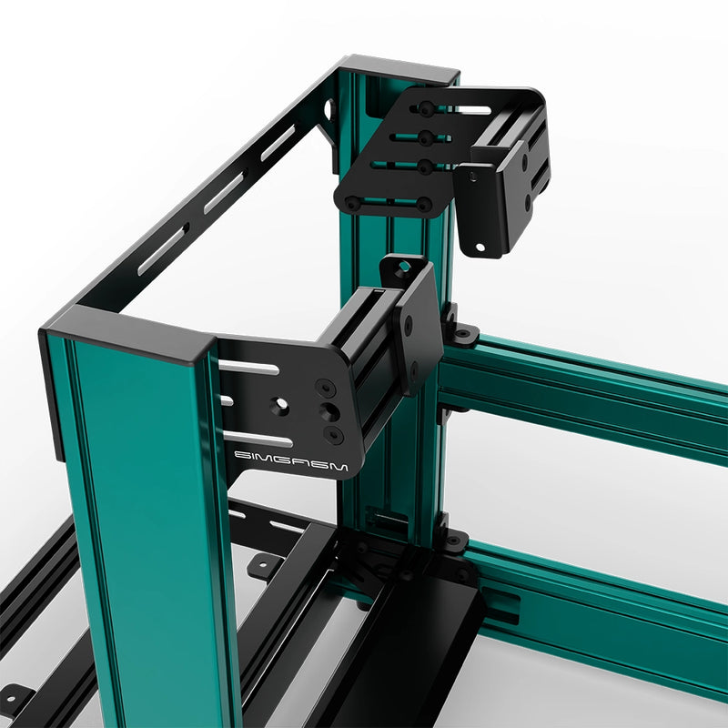 Aluminium Sim Racing Cockpit Sport Groen | SIMGASM