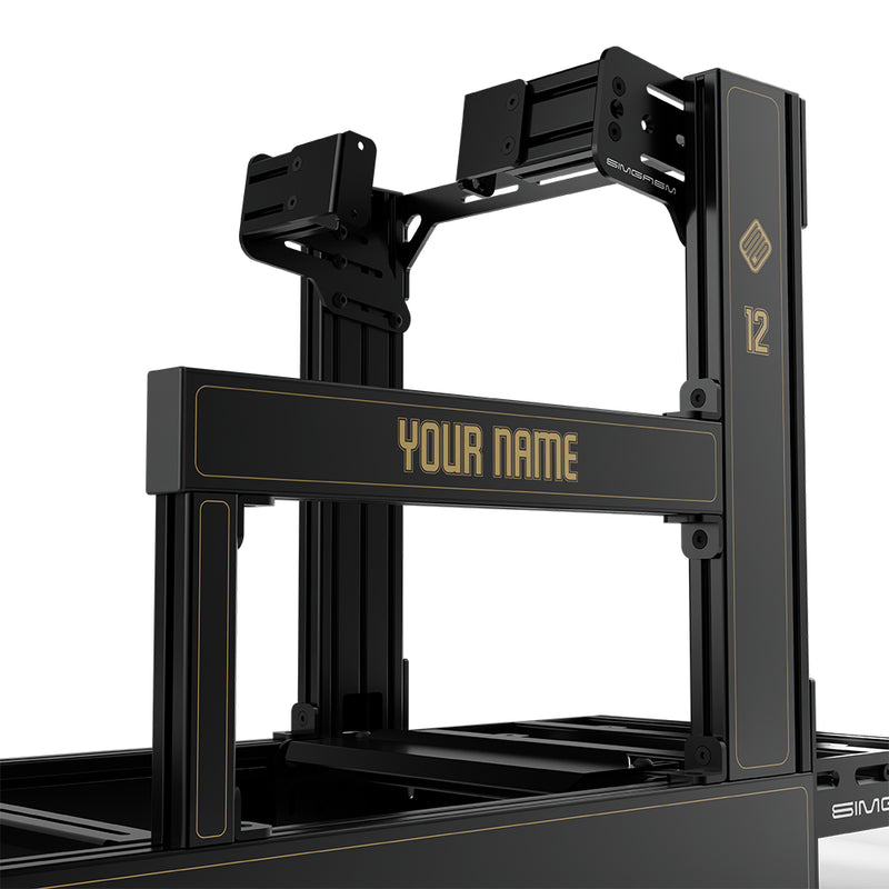 Aluminium Sim Racing Cockpit Sport Wit | SIMGASM