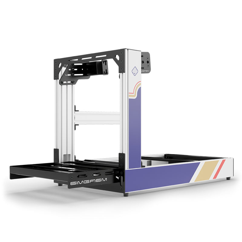 Aluminium Sim Racing Cockpit Sport Wit | SIMGASM