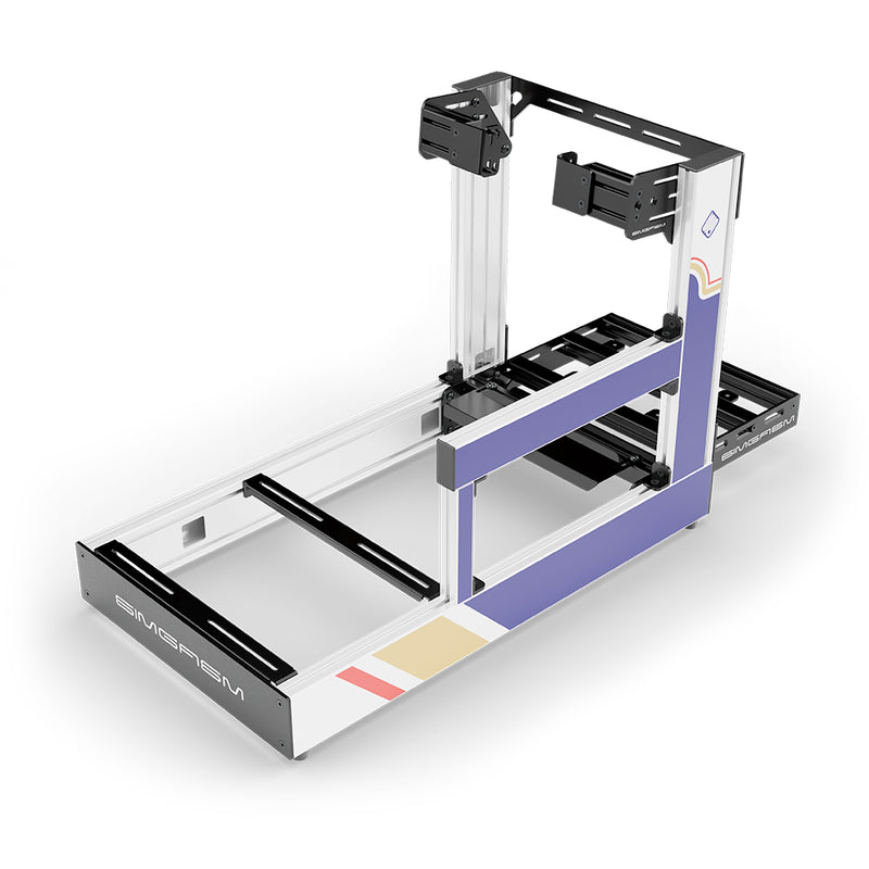 Aluminium Sim Racing Cockpit Sport Wit | SIMGASM
