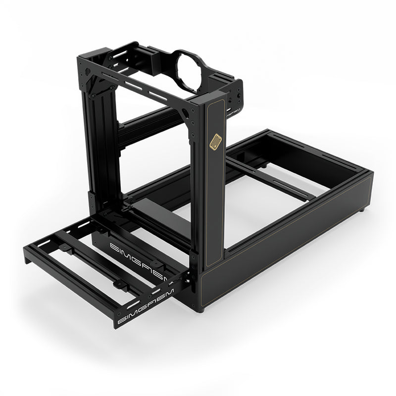 Pro - Cockpit Simracing Aluminium - Blanc | SIMGASM