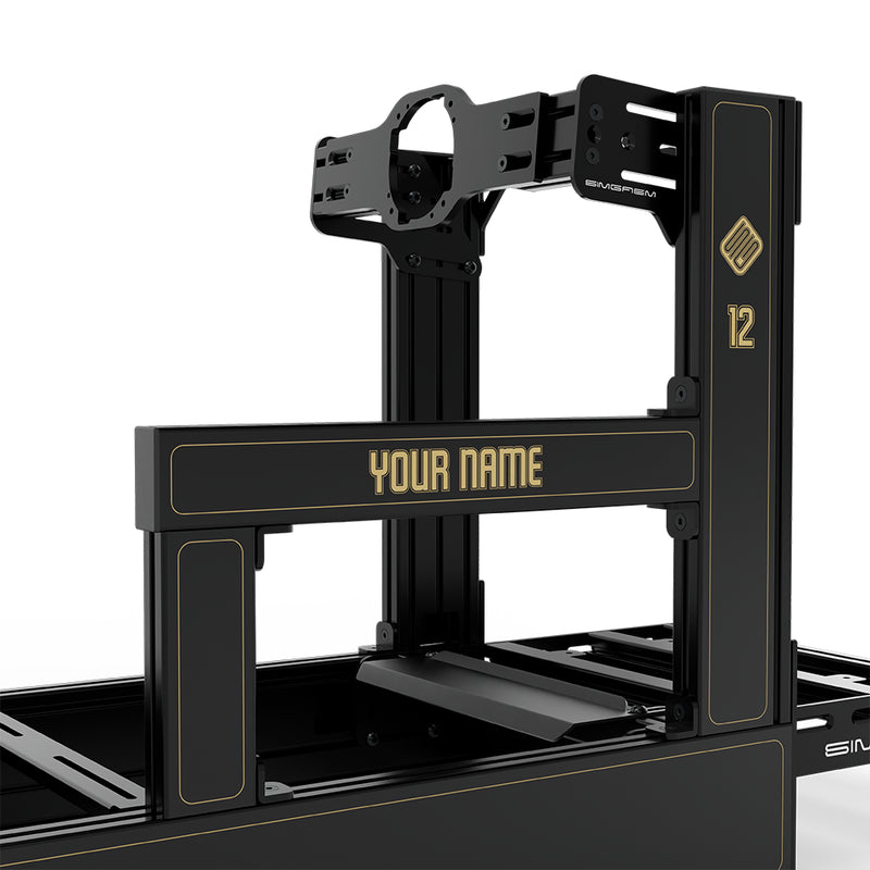 Pro - Cockpit Simracing Aluminium - Blanc | SIMGASM