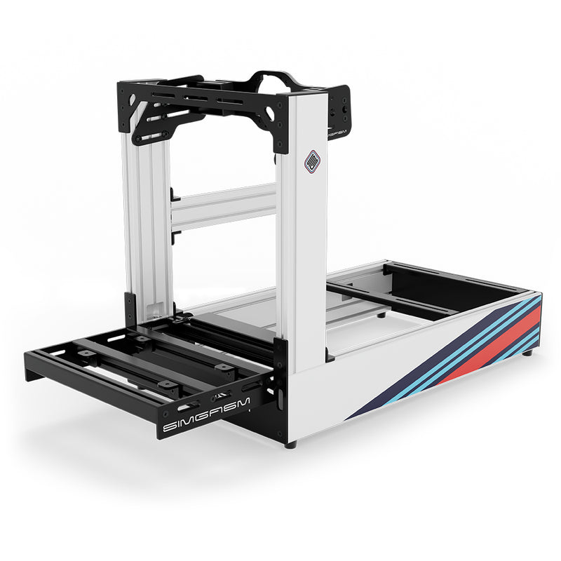 Pro - Cockpit Simracing Aluminium - Blanc | SIMGASM