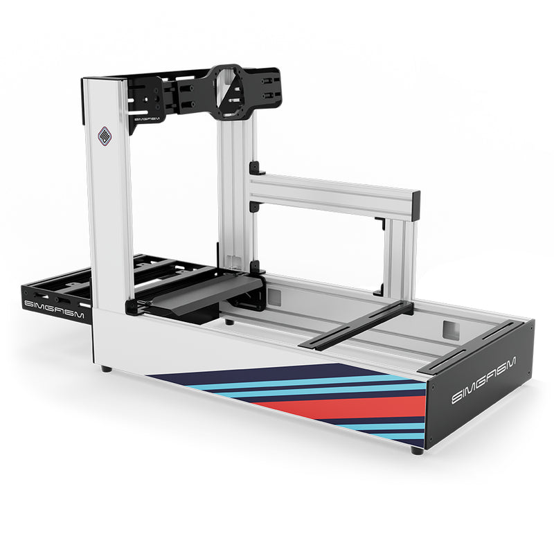 Pro - Cockpit Simracing Aluminium - Blanc | SIMGASM