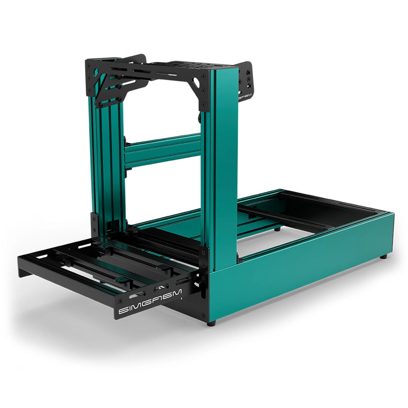 Aluminum Sim Racing Cockpit Pro Green | SIMGASM