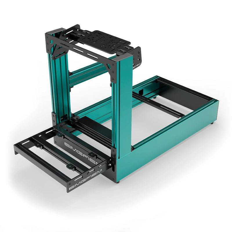 Aluminum Sim Racing Cockpit Pro Green | SIMGASM