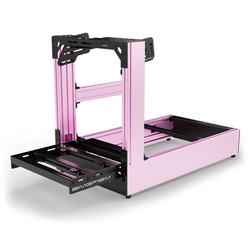 Aluminum Sim Racing Cockpit Pro Pink | SIMGASM