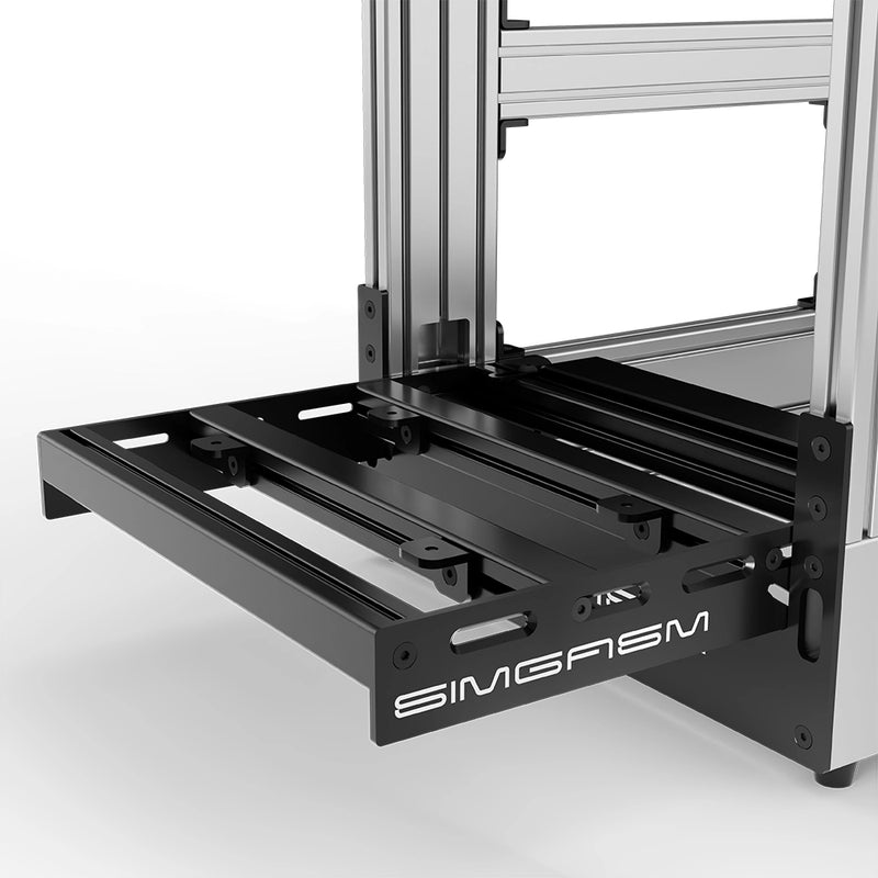 Aluminum Sim Racing Cockpit Pro Silver | SIMGASM