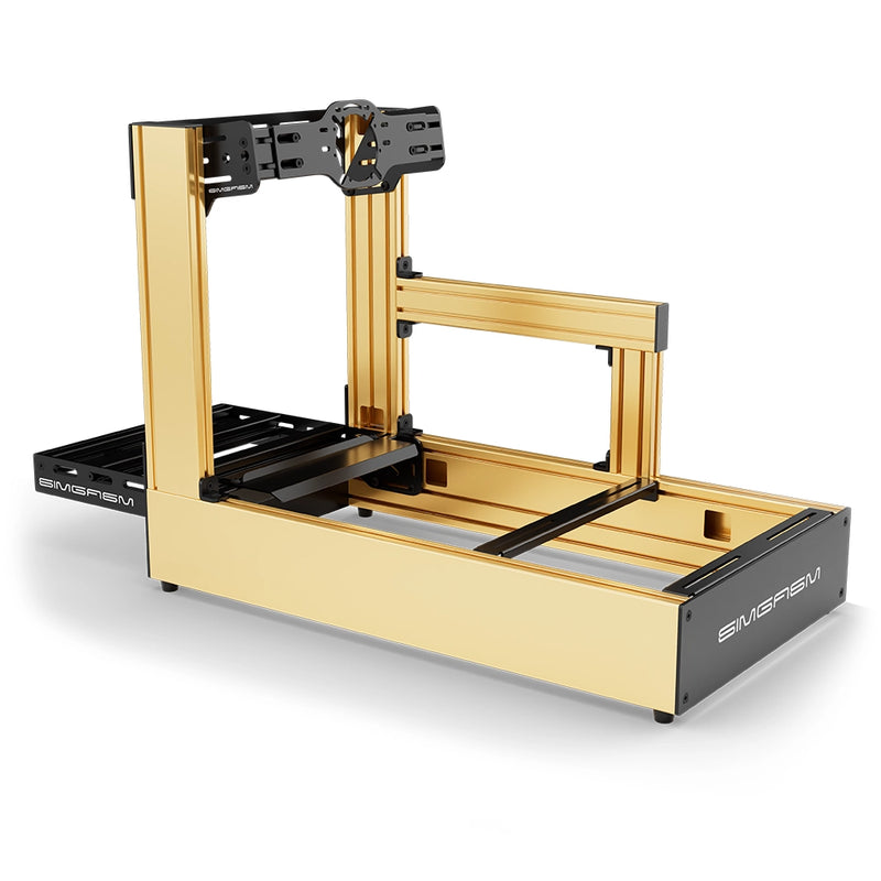 Aluminum Sim Racing Cockpit Pro Yellow | SIMGASM