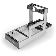 Aluminum Sim Racing Cockpit Pro Silver | SIMGASM - Front Mount