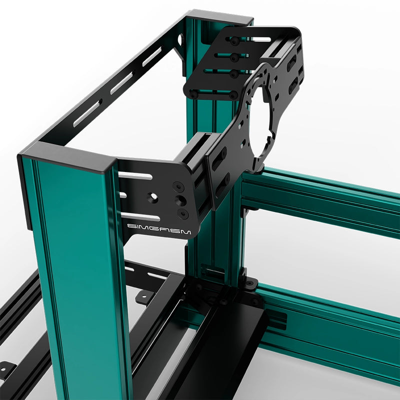 Aluminum Sim Racing Cockpit Pro Green | SIMGASM