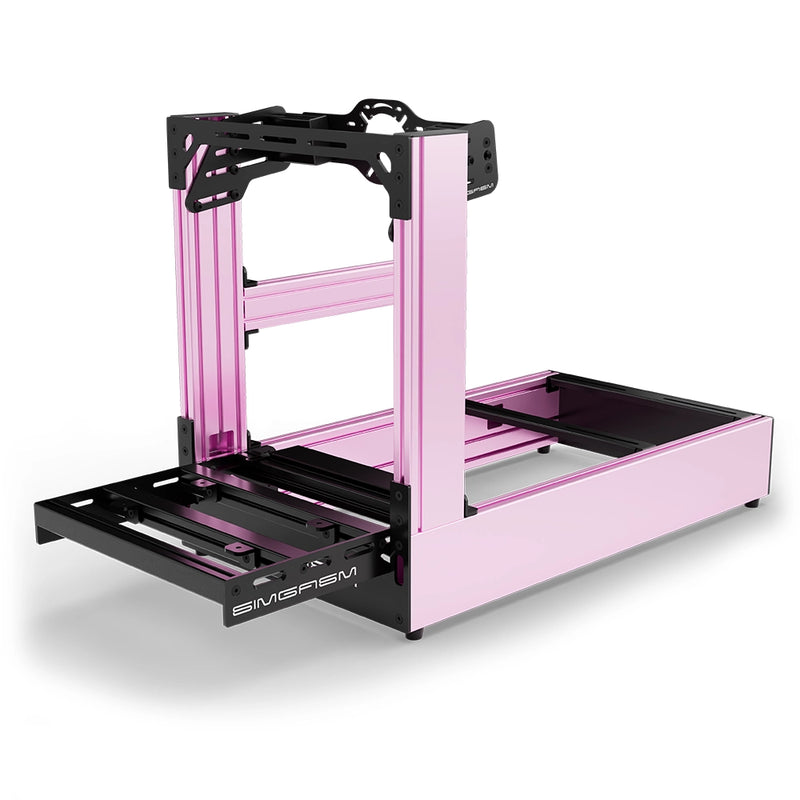 Aluminum Sim Racing Cockpit Pro Pink | SIMGASM