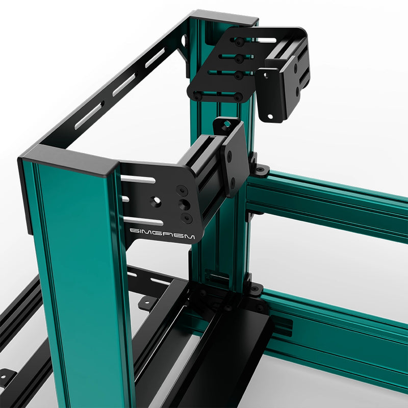 Aluminum Sim Racing Cockpit Pro Green | SIMGASM