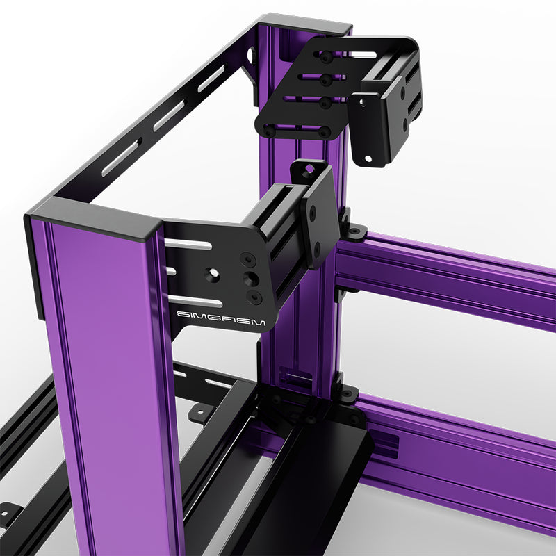 Aluminum Sim Racing Cockpit Pro Purple | SIMGASM