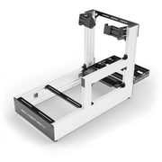 Aluminum Sim Racing Cockpit Pro White | SIMGASM - Fanatec Side Mount