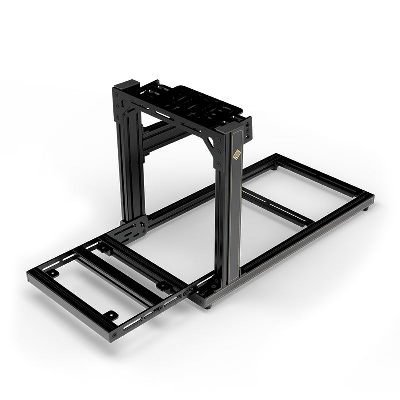 SIMGASM | Hobby Aluminum Sim Racing Cockpit - Bottom Mount / JPS - Cockpits