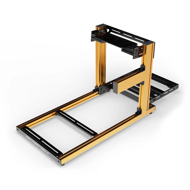 Aluminum Sim Racing Cockpit Hobby Orange | SIMGASM