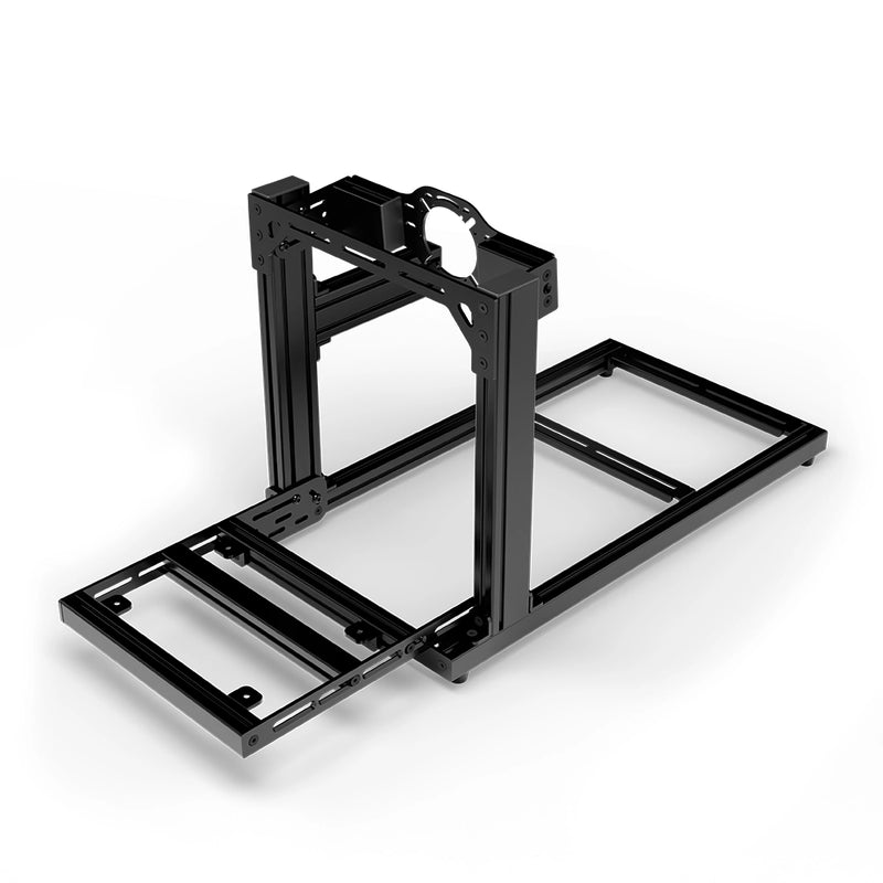 SIMGASM | Hobby Aluminum Sim Racing Cockpit - Front Mount / Black - Cockpits
