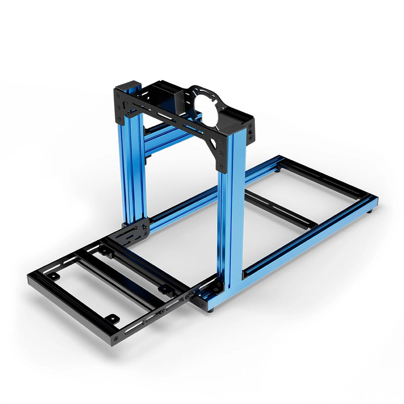 SIMGASM | Hobby Aluminum Sim Racing Cockpit - Front Mount / Blue - Cockpits