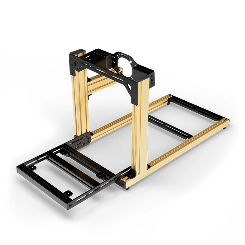 SIMGASM | Hobby Aluminum Sim Racing Cockpit - Front Mount / Yellow - Cockpits