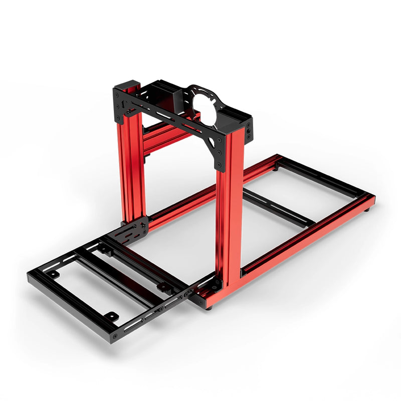 Aluminium Sim Racing Cockpit Hobby Rood | SIMGASM - Front Mount