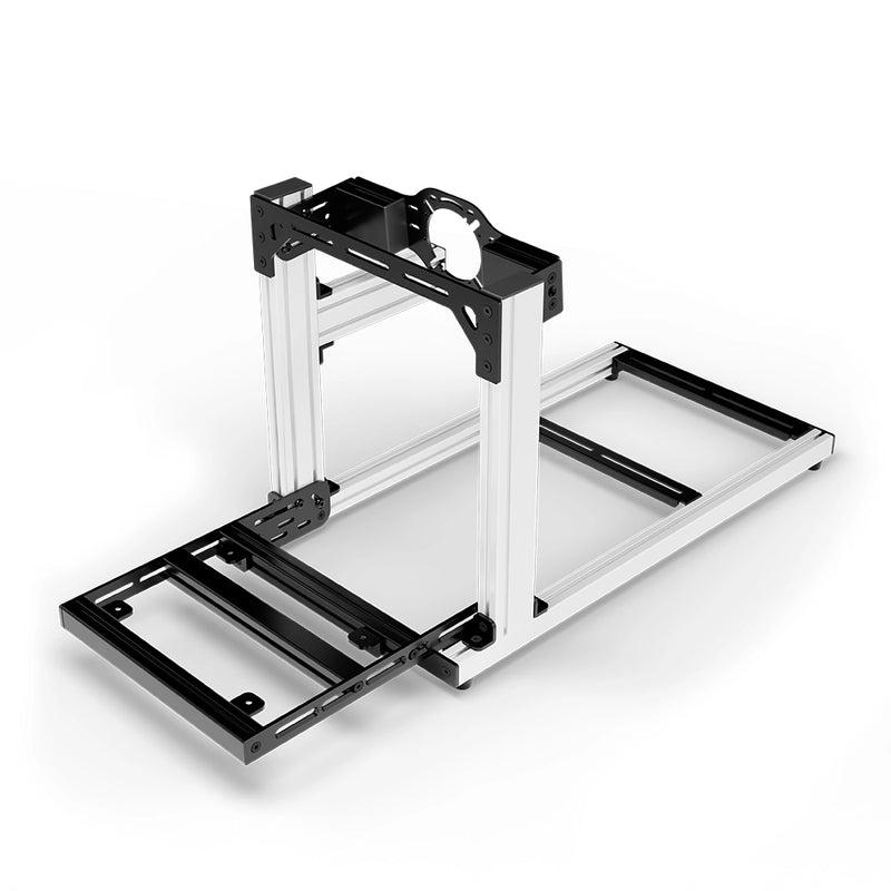 SIMGASM | Hobby Aluminum Sim Racing Cockpit - Front Mount / White - Cockpits