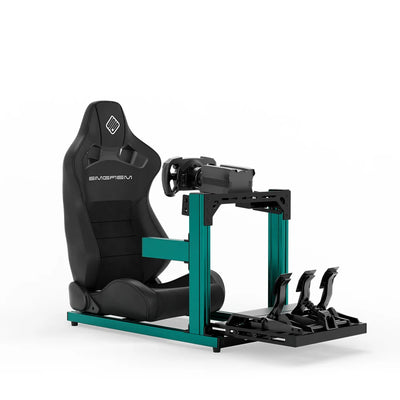 SIMGASM | Hobby Aluminum Sim Racing Cockpit - Green
