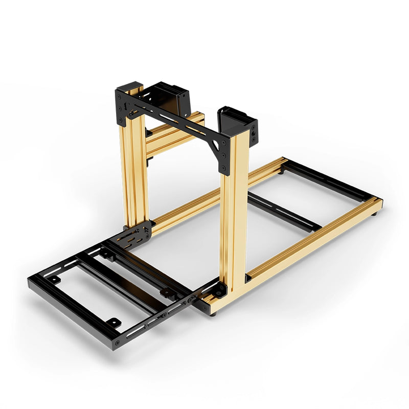 SIMGASM | Hobby Aluminum Sim Racing Cockpit - Side Mount / Yellow - Cockpits