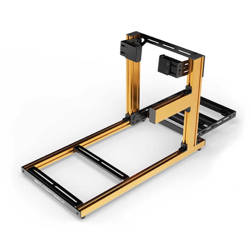 Aluminum Sim Racing Cockpit Hobby Orange | SIMGASM