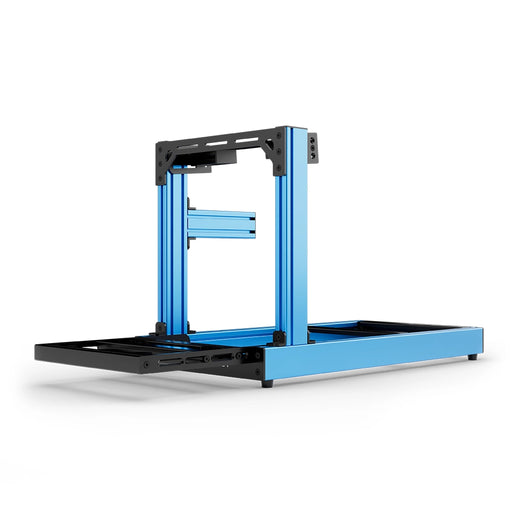 Aluminum Sim Racing Cockpit Club Blue | SIMGASM - Bottom Mount