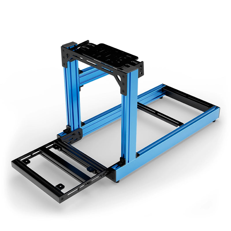 Aluminium Sim Racing Cockpit Club Blauw | SIMGASM