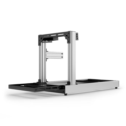 Aluminum Sim Racing Cockpit Club Silver | SIMGASM - Bottom Mount