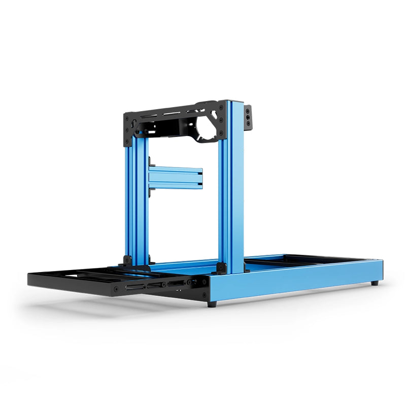 Aluminium Sim Racing Cockpit Club Blauw | SIMGASM - Front Mount